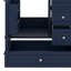 Ensemble de meuble-lavabo simple 30 po avec une porte et trois tiroirs, une armoire de rangement en bois massif de 30 po avec lavabo-1839628788
