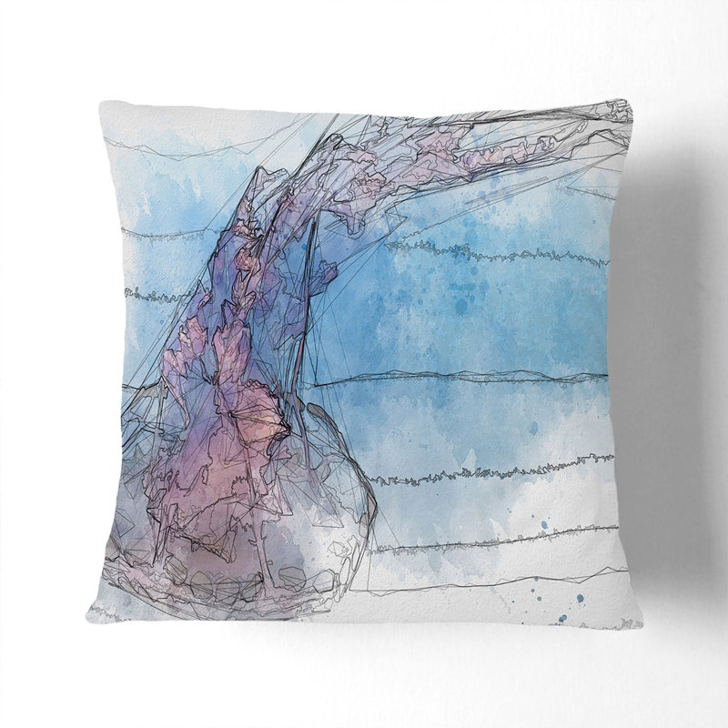Jellyfish Cushion with Filling, 40cm H x 40cm W x 15cm D