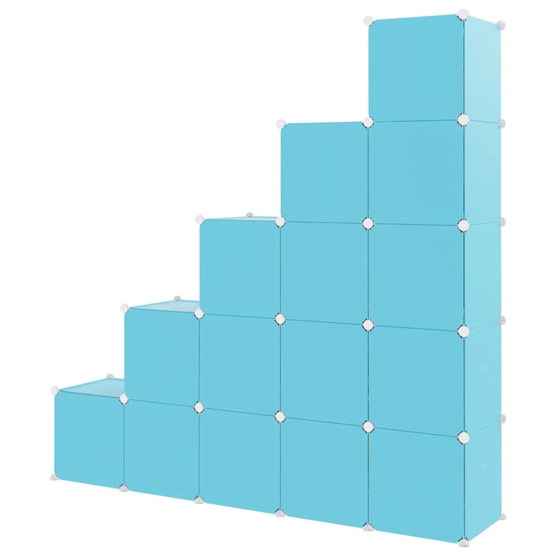 15 Pair Shoe Storage Box, Blue