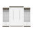 Ailed Murphy Bed with Drawers and Shelves-55325531