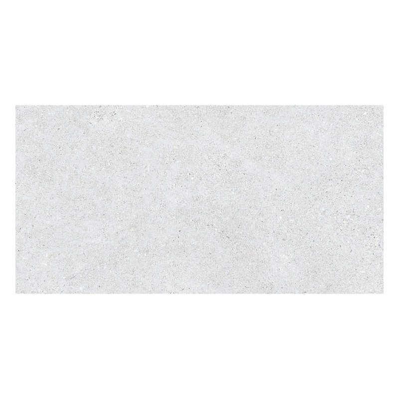 Spanish Silis 12"x 24" Cement Look Matte Porcelain Floor and Wall Tile (5 PCS, 10.76 Sq. Ft./Case), White