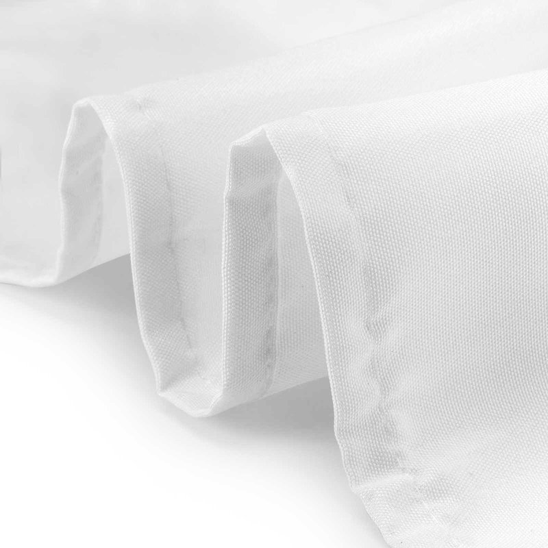 Solid Color Rectangular Tablecloth, White, 102" x 60"