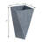 Yarisma Geometric Fiberstone MGO Clay Planter Mid-Century Modern Tall Tapered Indoor/Outdoor Plant Pot-43284780-43284819