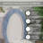 Anyla Waterford Toilet Seat Lid Cover 18"x18"-1270509243