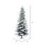 Utica Flocked Fir Slim Unlit Artificial Christmas Tree-44406188