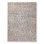 Wool Abstract Area Rug in Terracotta/Dusty Blue