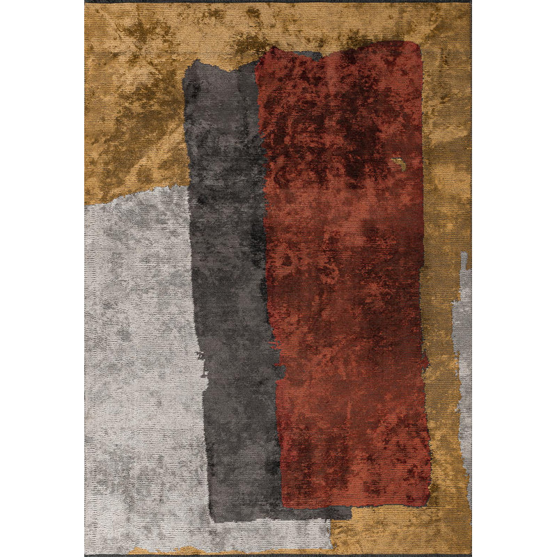 Rapture Abstract Area Rug, Rectangle 6'7" x 8'3"