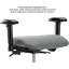 Chaise de bureau polyvalente en chrome avec accoudoirs réglables PERCH | Hauteur moyenne du banc: 20 à 27 po-17578417