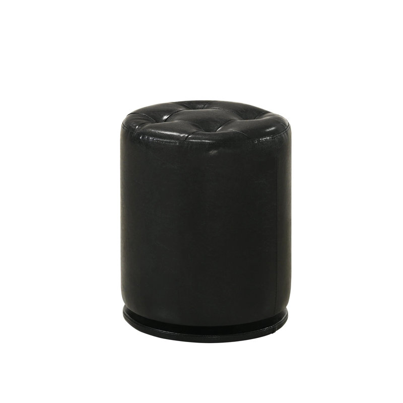 Tabouret pivotant noir Morgan, Noir