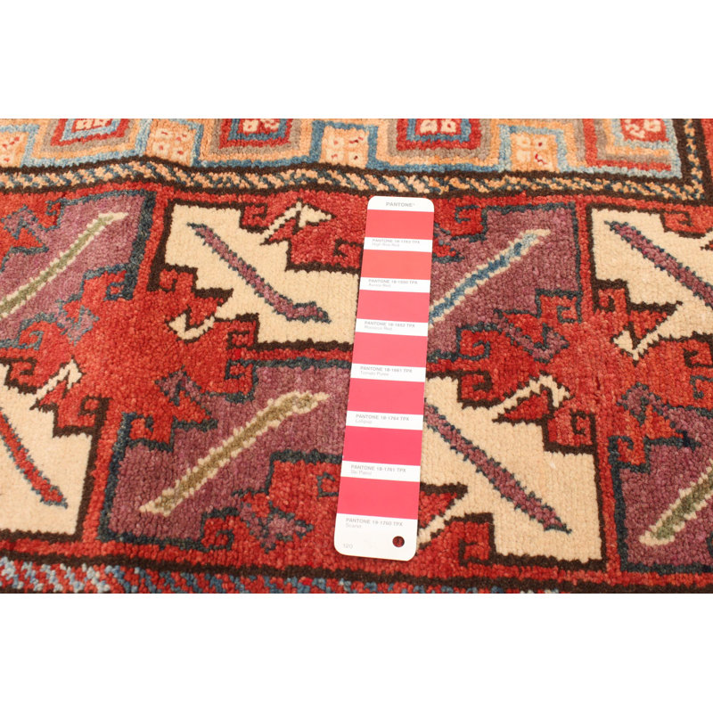 Decie One-of-a-Kind 6'11" X 9' New Age Wool Area Rug in Red