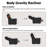 Manual Reclining Loveseat With Center Console, Cup Holders & Storage, Push-Back Recliner Sofa With Pillows For Living Room-226831568