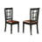 6 Piece Dining Room Table Set Contains a Rectangle Kitchen Table with Butterfly Leaf and 4 Faux Leather Dining Chairs with a Bench, Black