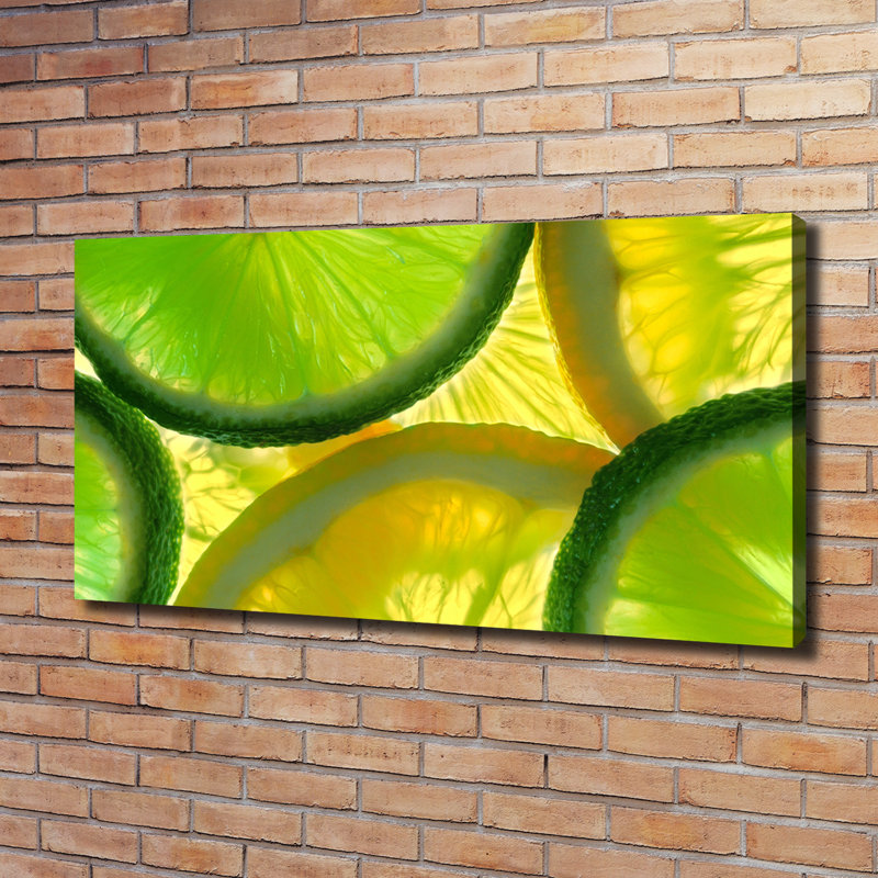 Lime And Lemon - Wrapped Canvas Print