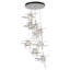 Tura 9-Light Glass Round Pendant-71881468-79318865-71881461