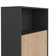 Embrie Adjustable 3 Shelf Bookcase With 2 Doors, Open Storage Home Office Bookshelf