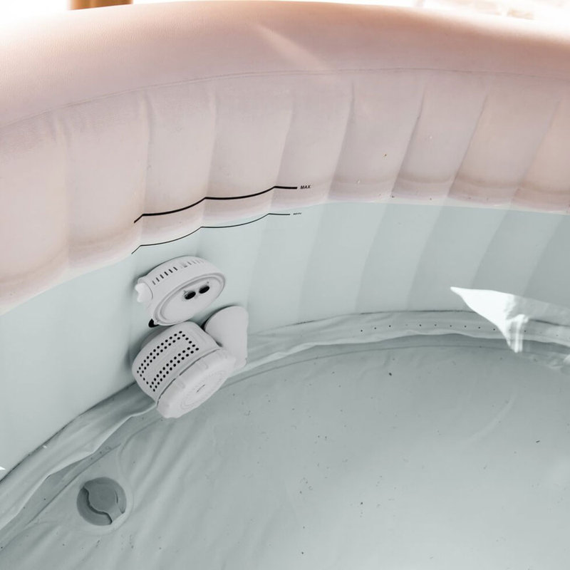 Intex Multi-Colored LED Spa Light and Cup Holder & Type S1 Pool Filters (6 Pack)