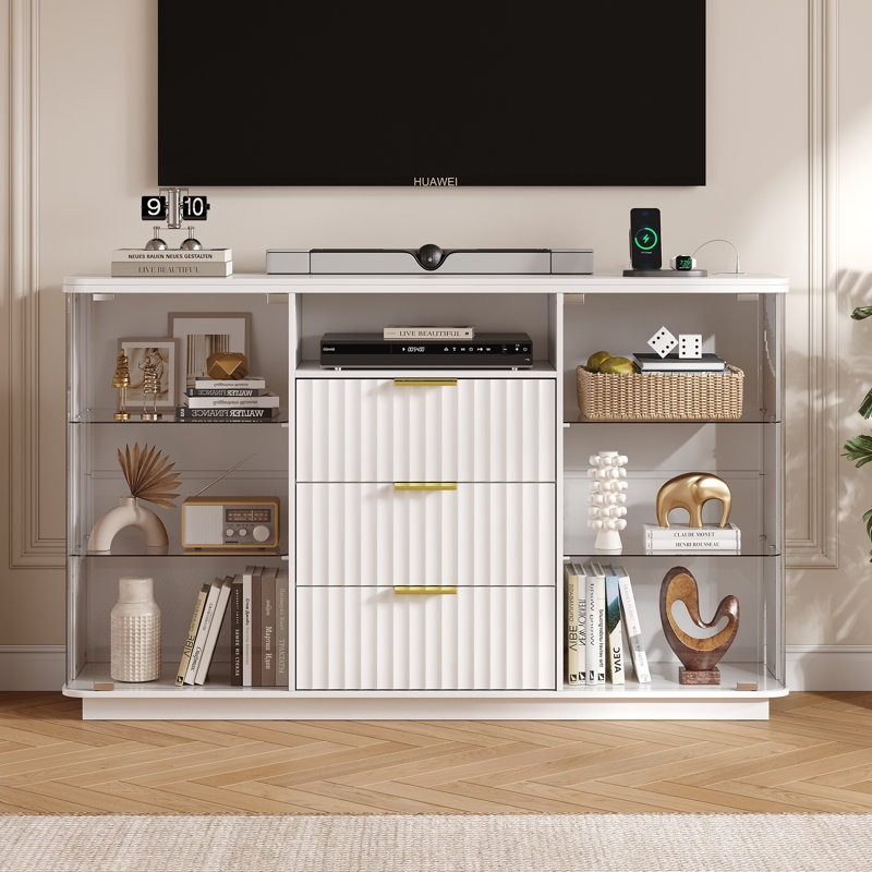135cm Sideboard, White