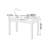 Simple Rectangular Storage Drawer Writing Desk-1369681081