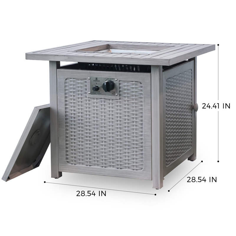 28.54'' Square Fire Pit Log Grate