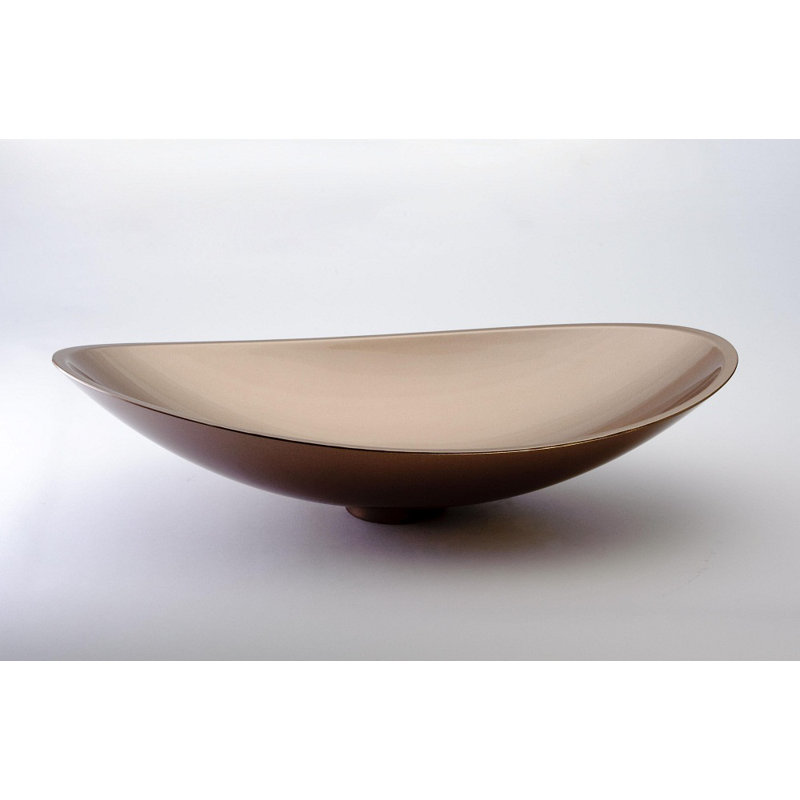 Milano 25.6'' L Bathroom Sink, Champagne Starlight