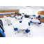 Table d'apprentissage collaboratif avec pieds de luxe - ronde - 60 po de diamètre-36019521-36019527