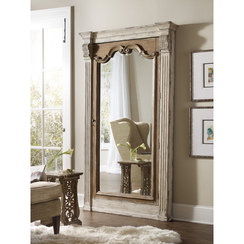 Chatelet Solid And Engineered Wood Beveled Mirror