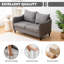 2 Seater Sofa Loveseat Couch-1306281859