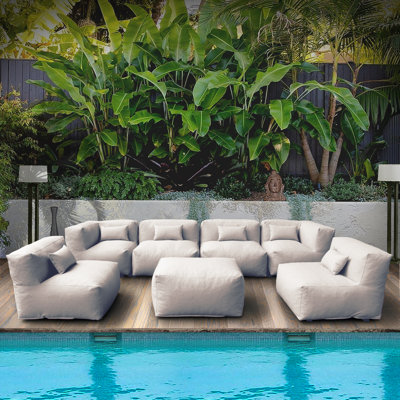 Jermya 6 - Person Outdoor Seating Group by Latitude Run