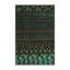 Tapis turquoise lavable à la machine Abstract 5369-1485239523