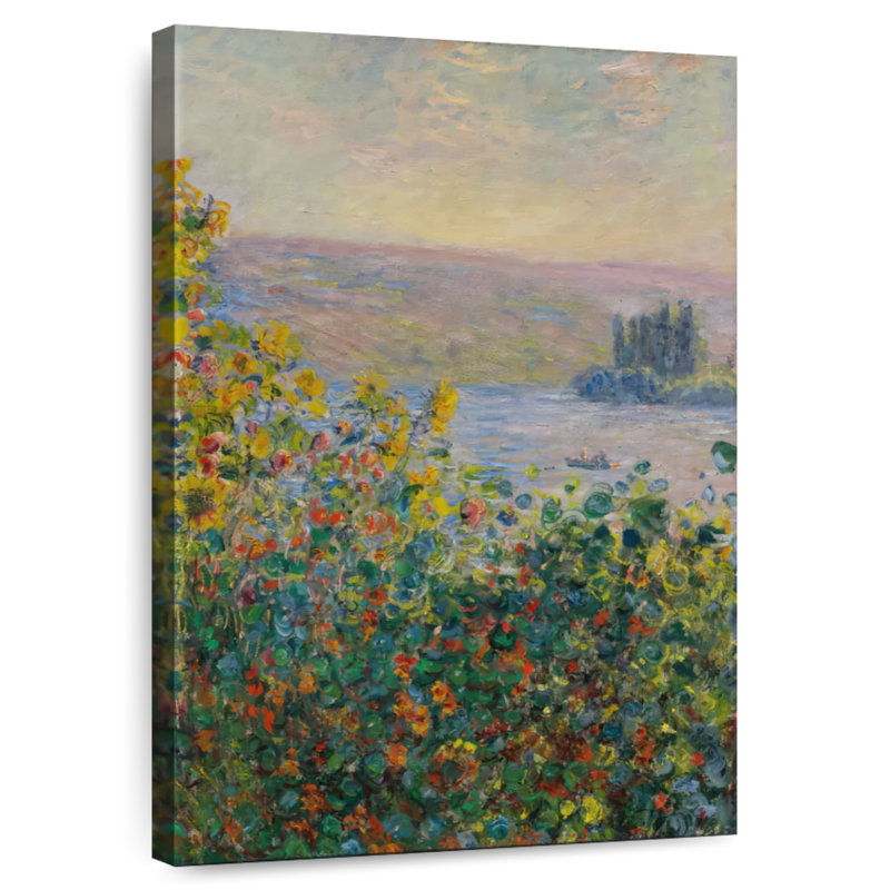 Parterres de fleurs Aime à Vetheuil, H 24 po x l 16 po