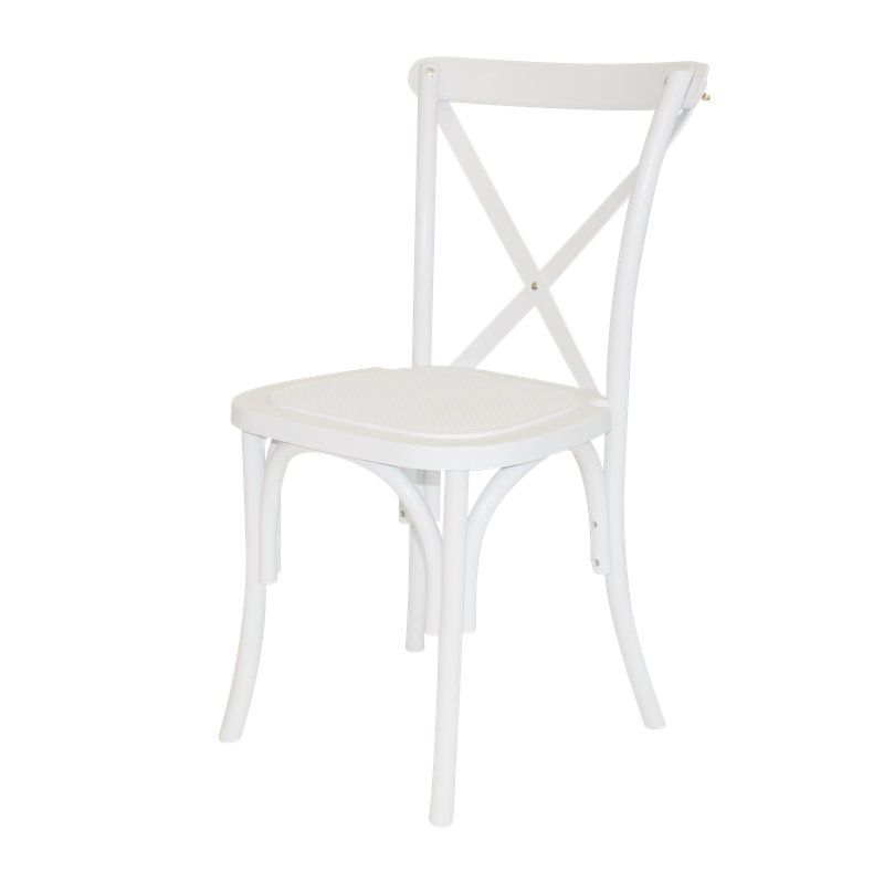 Chaise de patio empilable en résine Lucca