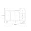 Buffet en bois manufacturé Modern White-1368799075