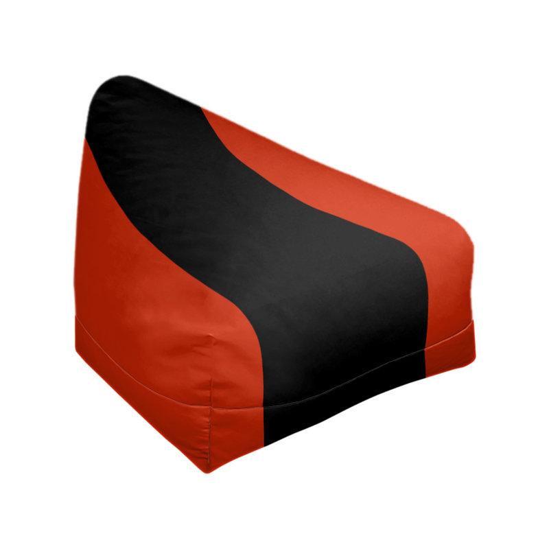 Sac de pois classique, H 30 po x l 27 po x P 27 po, Cramoisi / noir