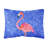 Flamingo Outdoor Reversible Throw Pillow