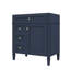 Meuble-lavabo de salle de bain 30 po sans lavabo supérieur, armoire de rangement moderne avec 2 tiroirs et un tiroir basculant-1719559723