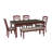 Thornaby Red 6PC Dining Set-918990586-918990587