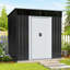 Galvanized Steel Acrylic Storage Shed-124655390
