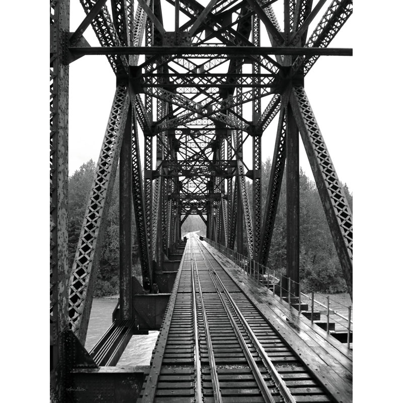 «The Alaskan Railroad on Canvas» par Lori Deiter, reproduction, H 30 po x l 20 po x P 1,25 po