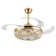 Keivah 42" Ceiling Fan with LED Light and Remote Control