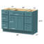 Meuble-lavabo simple 48 po-95385522