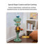Grande figurine de sol de dessin animé avec plateau de service, statue décorative en résine, table d'appoint originale pour salon et entrée