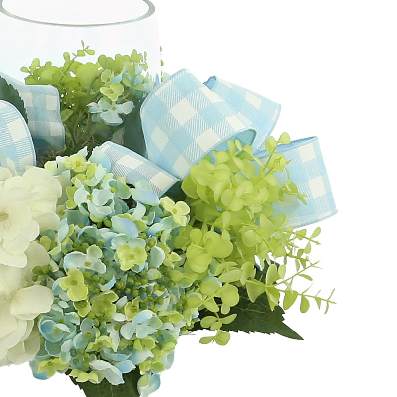 Hydrangea and Eucalyptus Candelabrum