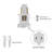 3 Pack Lighted White Cloth Ghost Stakes