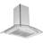 Ancona 30" 450 CFM Convertible Island Glass Canopy Range Hood in Stainless Steel