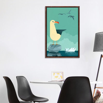 Seagull by Dieter Braun - Print on Canvas