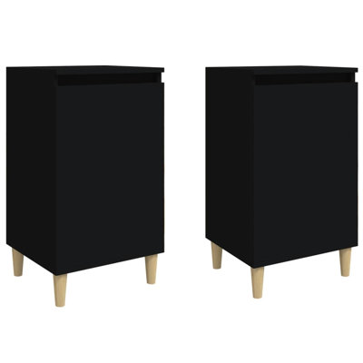 Mullinville 40cm W Solid Wood Bedside Table