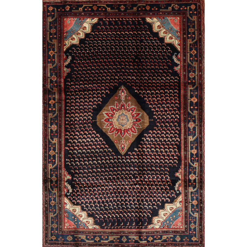 Hennadzy Performance Oriental Indoor Rug, Rectangle 5' x 7'