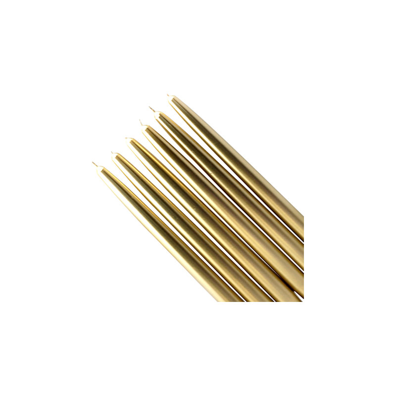 Bougie effilée sans parfum