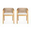 Ensemble de 2 chaises de salle à manger