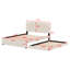 Lit plateforme tapissier avec lit gigogne et 2 ensembles de ports USB-1425816587